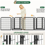6 Panels Heavy Duty Dog Pen by Yaheetech