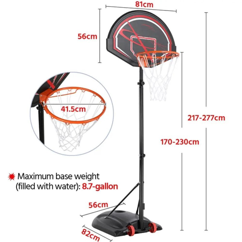 Portable Basketball Hoop by Yaheetech
