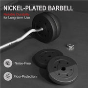 Barbell Weight Set 30kg by Yaheetech