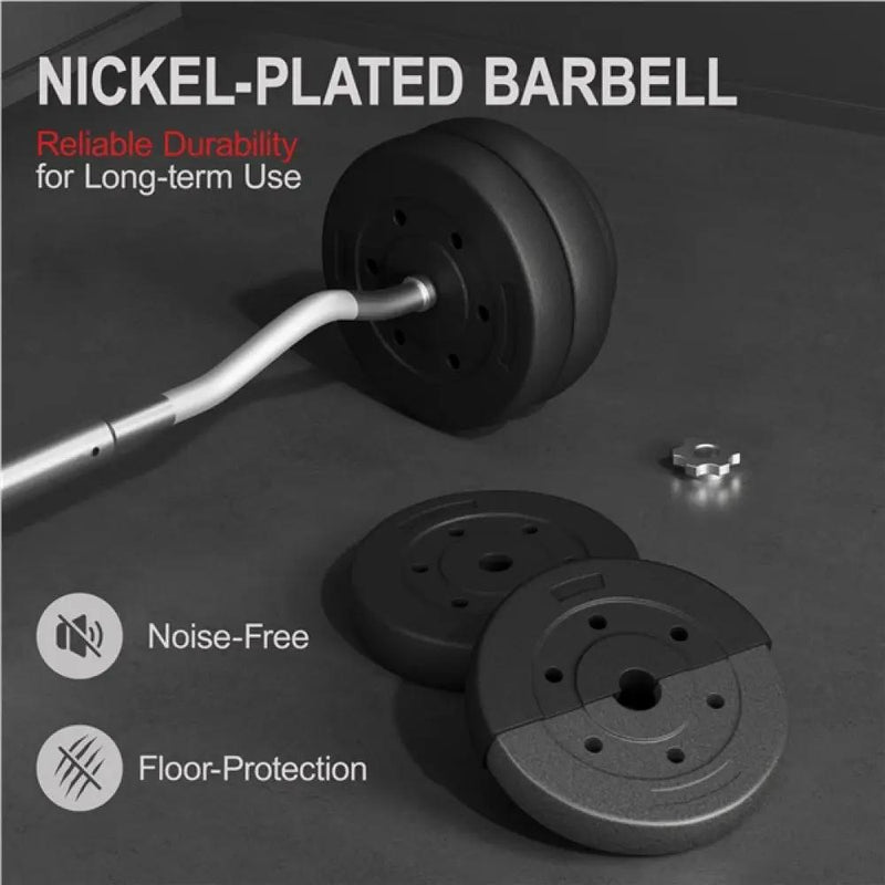 Barbell Weight Set 30kg by Yaheetech