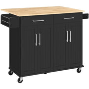 Kitchen Trolley Kitchen Island on Wheels Kitchen Cart by Yaheetech