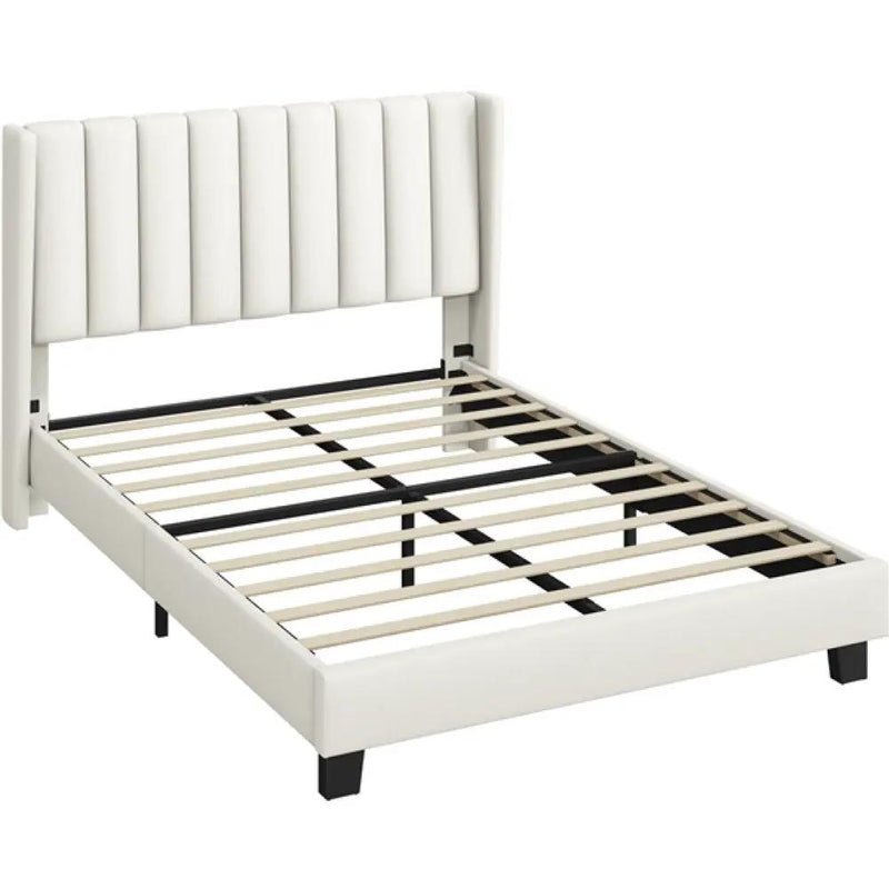 135 cm W x 190 cm L Bed Frame With Base by Yaheetech