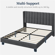 Yaheetech Queen Size Upholstered Bed Frame Queen Size Upholstered Bed Frame