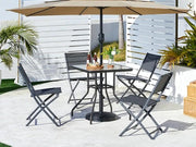 Outdoor Coffee Table Patio Square Bistro Table by Yaheetech