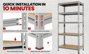 Boltless Assembly Garage Shelves Storage Organizer by Yaheetech