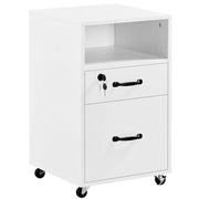 Brand New 2 Drawer Side Table End Table File Cabinet by Yaheetech