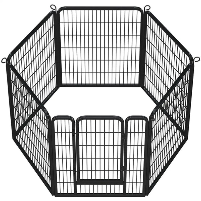 Foldable Metal Pet Playpen by Yaheetech