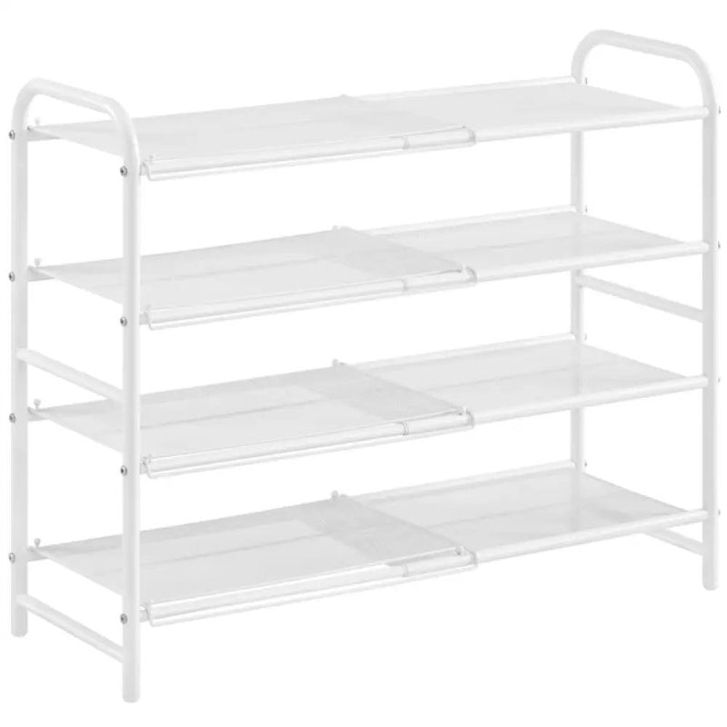 4 Tier Iron Shoe Rack Organiser by Yaheetech