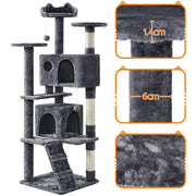 158cm 158cm Tall Cat Tree Condo Kitten Tree Tower by Yaheetech