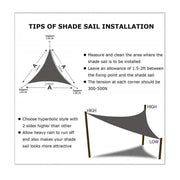 Triangular Shade Sail Hardware Pack Mounting Accessory by dealonline.co.nz