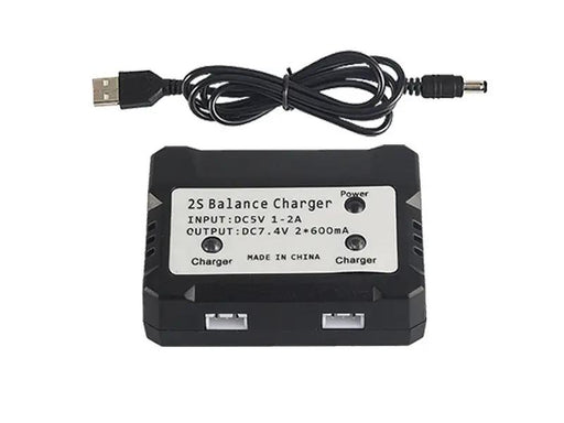 2 in 1 7.4V USB Charger for Drone by dealonline.co.nz