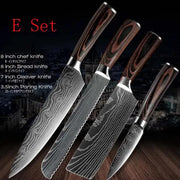 Chef Knives Kitchen Knives Cleaver Slicing Knives E Set by China Dropship