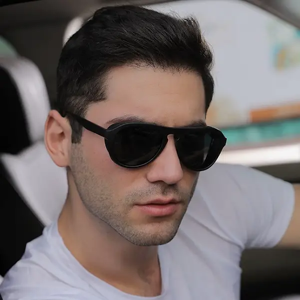 BLACK - HD Polarized Lens Sunglasses Anti-Blue Ray Hydrophobic by dealonline.co.nz