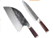 Butcher Knife stainless Knife with black handle by China Dropship
