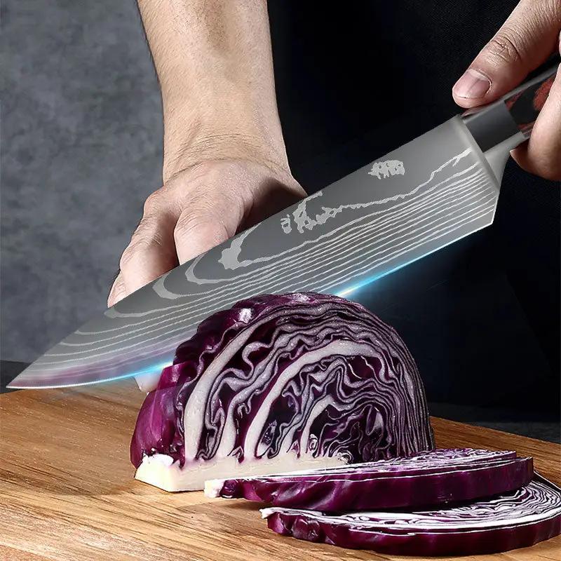 Chef Knives Kitchen Knives Cleaver Slicing Knives 8pcs set by China Dropship