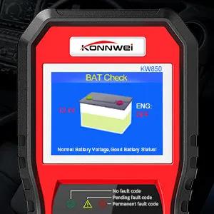 KONNWEI KW850 Professional OBD2 Scanner Auto Code Reader Car Diagnostic Tool Check Engine Light Scan Tool OBD II Cars After 1996 by JBH AUTO PARTS