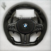BMW Steering Wheel (Forged Carbon Fiber+Alcantara) #13 by CARBONISE