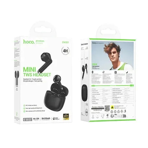 BroDeals Headphone WS Earbud with Deep Bass, IPX4, 4 Hours WS Earbud with Deep Bass, IPX4, 4 Hours