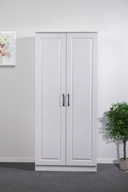 'Rebon' White Wardrobe by sue-e furniture