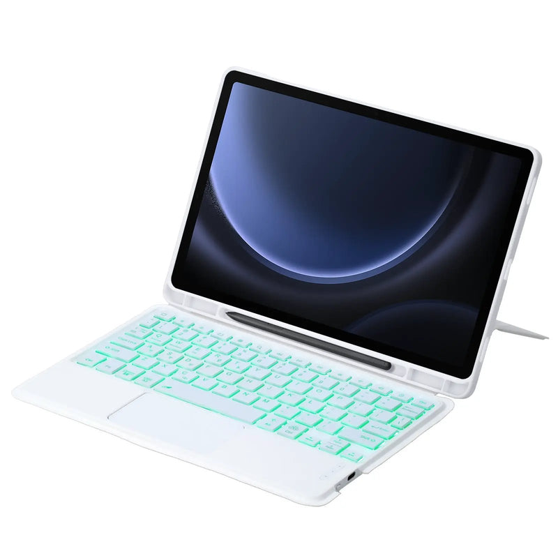 Detachable Keyboard Case for Samsung Galaxy Tab S9 11"/S9 FE 10.9" by salelink.co.nz