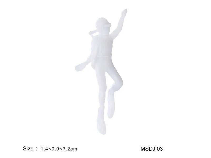 3D Miniature Scuba Diver Resin Filler-Craft Resin Filling Model-Silicone Mold Filler-Diver Micro Landscape Decor-Jewelry Making Supplies by Resin Art NZ