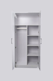 'Rebon' White Wardrobe by sue-e furniture