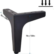 4Pcs Metal Furniture Legs 13cm by salelink.co.nz