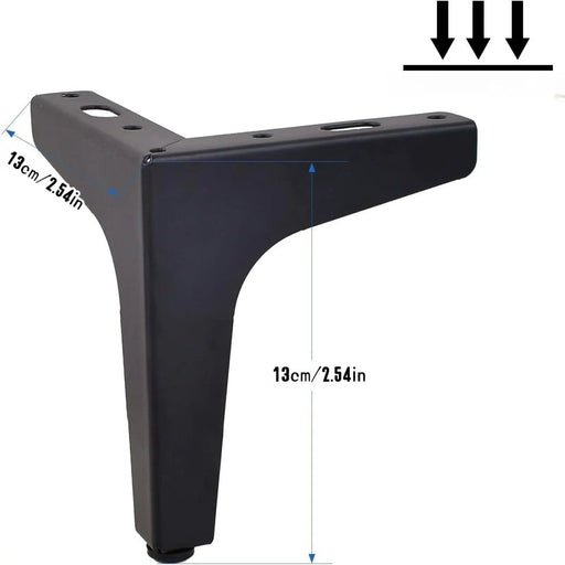 4Pcs Metal Furniture Legs 13cm by salelink.co.nz