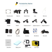 Action Outdoors Limited 4K HD Waterproof Sports Camera with WiFi - F60 Model 4K HD Waterproof Sports Camera with WiFi - F60 Model