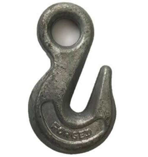 Chain & Rigging Supplies Ltd HOOKS 13mm Galvanised Eye Grab Hook - Commercial