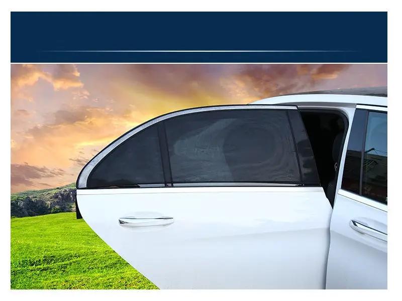 2*Car Side Rear Window Sun Visor Shade Mesh Cover Shield Sunshade UV Protector by dealonline.co.nz