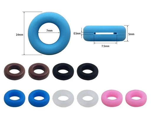 5 Pairs Black Eyeglasses Silicon Antislip Holder Glasses Cover Ear Hook Retainer by dealonline.co.nz