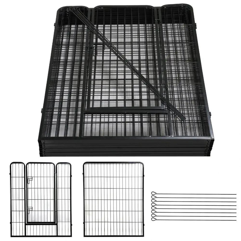 Heavy Duty 8 Panel Pet Playpen by Yaheetech