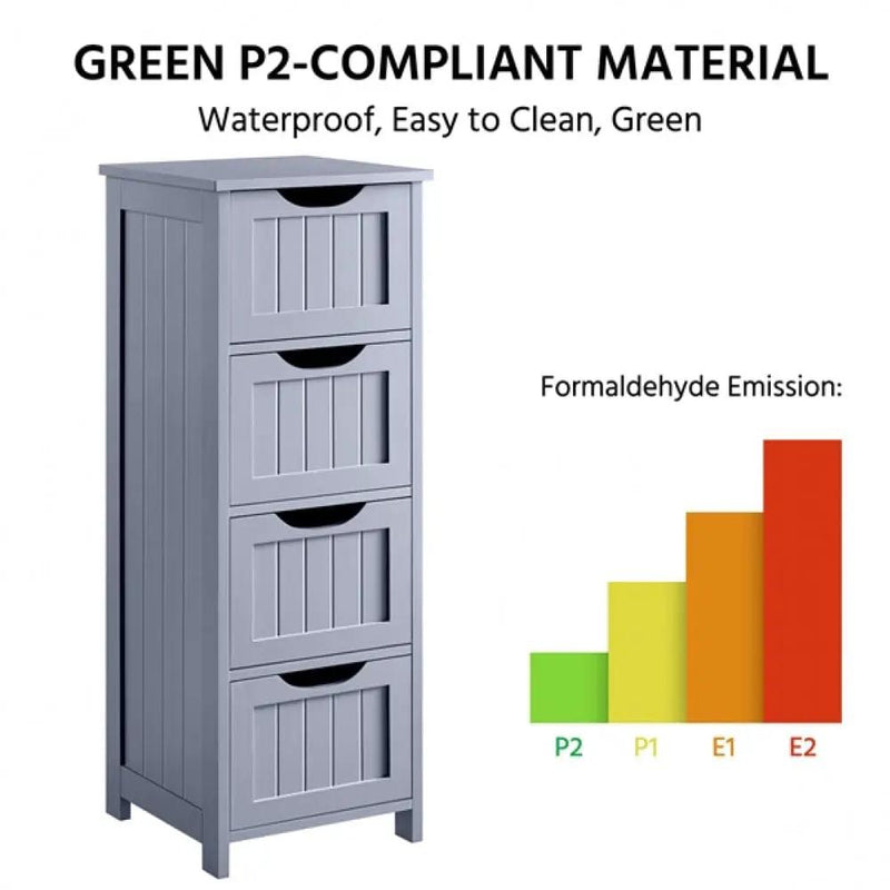 Bathroom Floor Cabinet by Yaheetech
