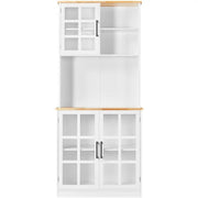 Kitchen Pantry Storage Cabinet Large Countertop Storage Kitchen Buffet by Yaheetech