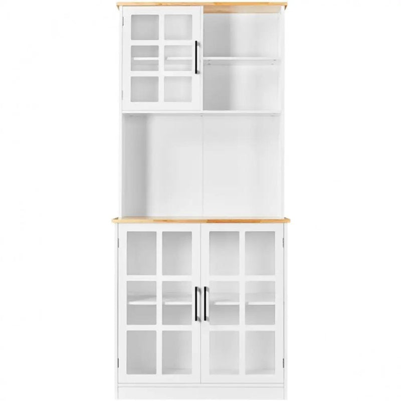 Kitchen Pantry Storage Cabinet Large Countertop Storage Kitchen Buffet by Yaheetech