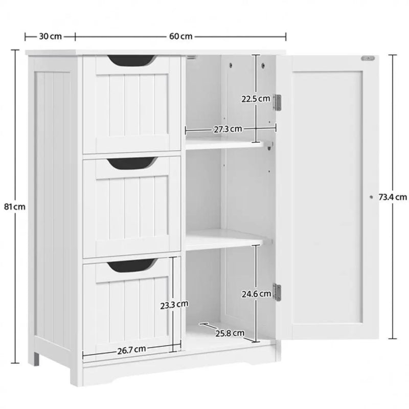 Free-Standing Floor Cabinet by Yaheetech