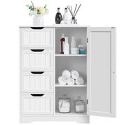 Large Wooden Bathroom Floor Cabinet by Yaheetech