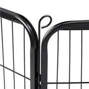 18 Panels Heavy Duty Dog Play Pen Dog Exercise Pen by Yaheetech