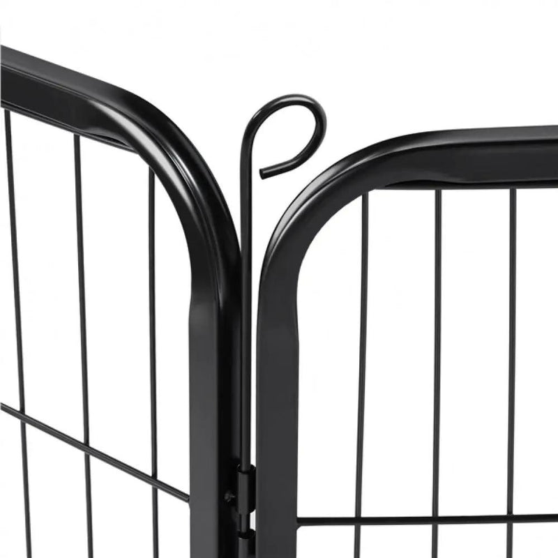 18 Panels Heavy Duty Dog Play Pen Dog Exercise Pen by Yaheetech