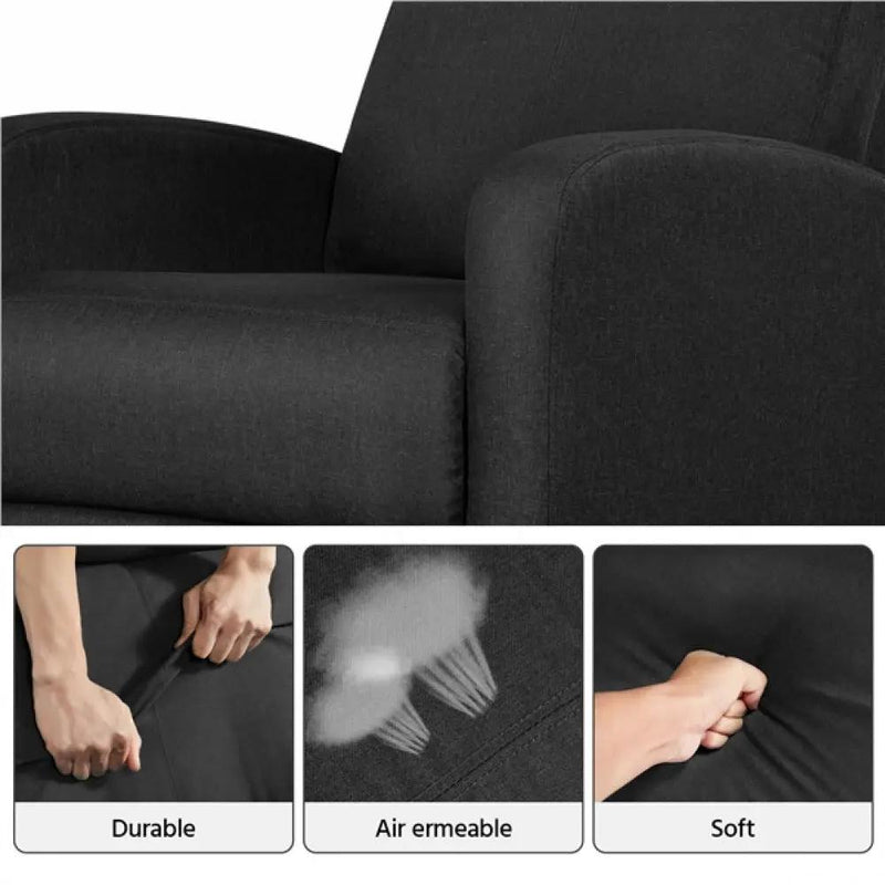 1 Pair Recliner Chairs by Yaheetech