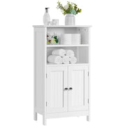 Free Standing Floor Cabinet Bathroom Storage Unit by Yaheetech