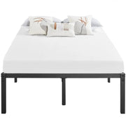 Double Metal Bed Frame with Heavy Duty Steel Slat Support by Yaheetech