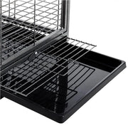 26" Wrought Iron Travel Bird Cage Carrier for Small to Medium Sized Birds by Yaheetech