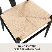 4PCS Weave Arm Chairs by Yaheetech