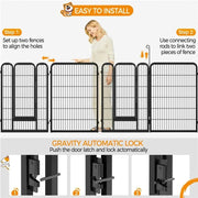32x Panel Heavy Duty Dog Playpen Dog Pen by Yaheetech