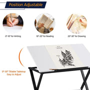 Art Table Computer Desk Drafting Table by Yaheetech