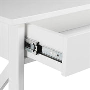 Wooden Console Table with 1 Drawer and 2 Open Shelves by Yaheetech