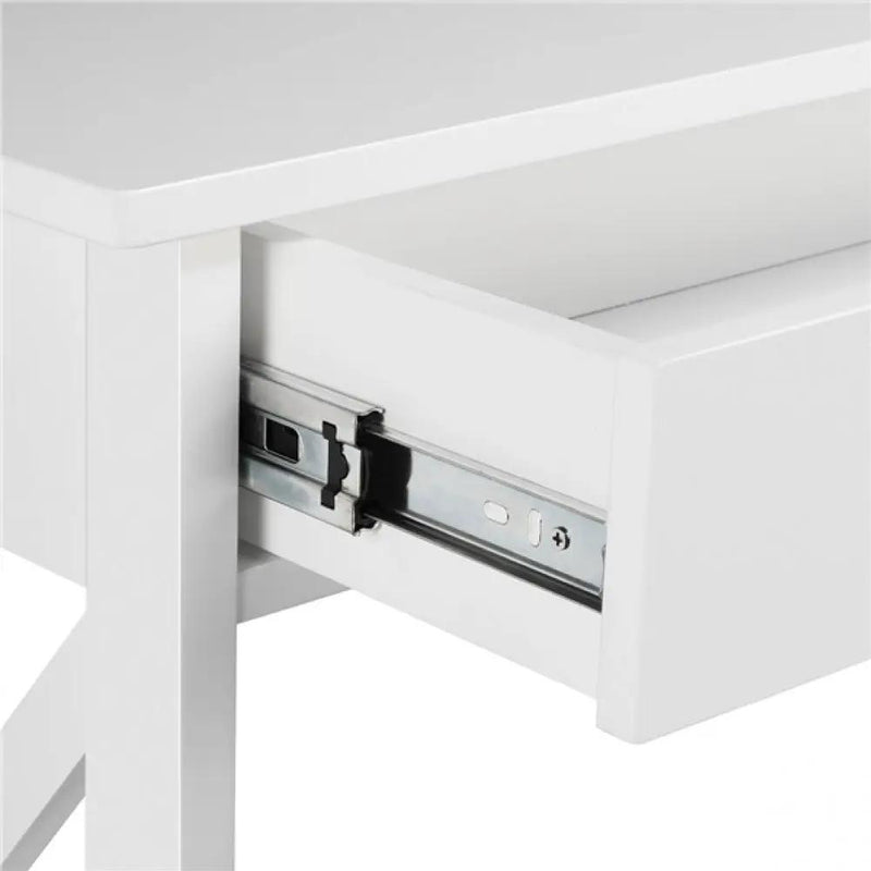 Wooden Console Table with 1 Drawer and 2 Open Shelves by Yaheetech