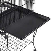 H145cm Open Top Metal Parrot Cage Bird Cage by Yaheetech